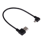 Cavo di ricarica dati con angolo maschio USB 2.0 da sinistra a sinistra da 20 cm, The plug is on the same side