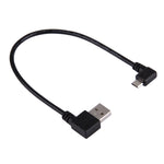 Cavo USB 2.0 angolo sinistro a Micro USB 20 cm