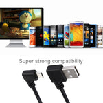 Cavo USB 2.0 angolo sinistro a Micro USB 20 cm
