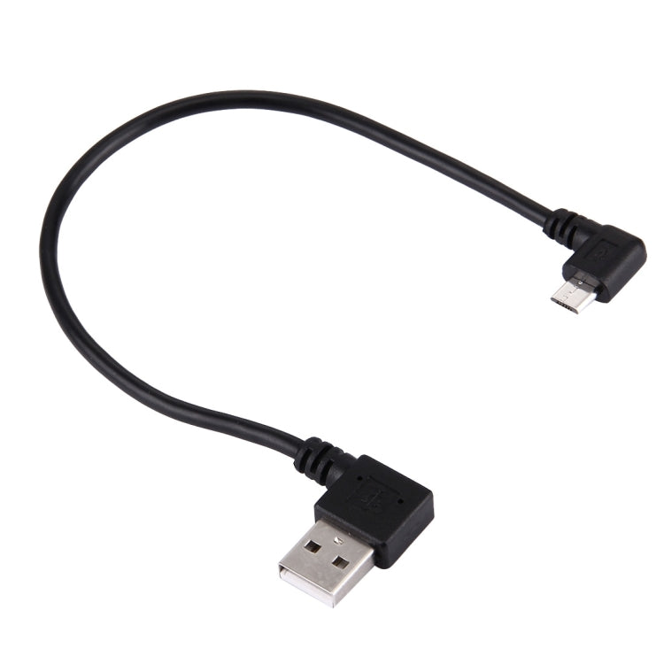Cavo dati USB 2.0 da gomito a destra a gomito micro USB da 20 cm, Right to Right