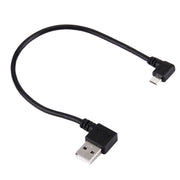 Cavo dati USB 2.0 da gomito a destra a gomito micro USB da 20 cm, Right to Right