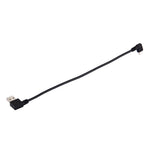 Cavo dati USB 2.0 Micro USB gomito destro 20 cm