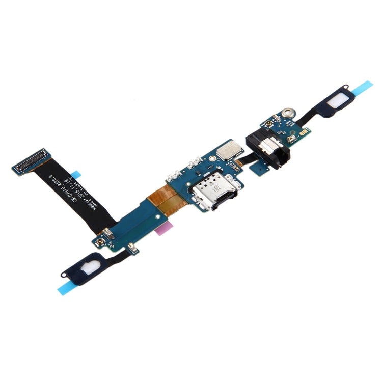 Per Galaxy C7 Pro / C7010 Porta di ricarica + pulsante Home + cavo flessibile per jack per auricolari, Galaxy C7 Pro / C7010