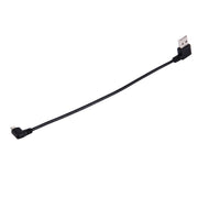 Cavo dati USB 2.0 da gomito a sinistra a gomito micro USB da 20 cm, Left to Right