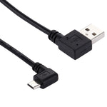 Cavo dati USB 2.0 Micro USB gomito sinistro 20 cm