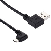 Cavo dati USB 2.0 da gomito a sinistra a gomito micro USB da 20 cm, Left to Right