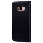 Custodia portafoglio in pelle per Samsung Galaxy S8+