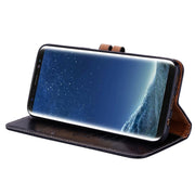 Custodia portafoglio in pelle per Samsung Galaxy S8+