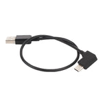 Cavo connettore dati da USB a USB-C / Type-C da 30 cm ad angolo retto per DJI SPARK / MAVIC PRO / Phantom 3 e 4 / Inspire 1 e 2, USB to USB-C / Type-C
