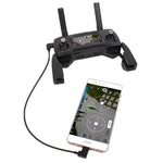 Cavo conversione Micro USB a USB-C 30 cm per DJI Mavic Pro
