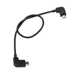 Connettore cavo dati di conversione da micro USB a micro USB da 30 cm per controller remoto DJI MAVIC PRO e SPARK, smartphone, tablet, Micro USB to Micro USB