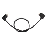 Connettore cavo dati di conversione da micro USB a micro USB da 30 cm per controller remoto DJI MAVIC PRO e SPARK, smartphone, tablet, Micro USB to Micro USB
