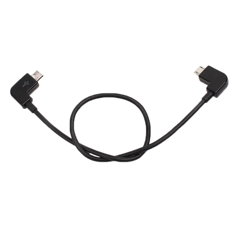Connettore cavo dati di conversione da micro USB a micro USB da 30 cm per controller remoto DJI MAVIC PRO e SPARK, smartphone, tablet, Micro USB to Micro USB