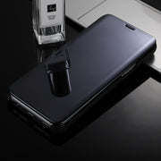 Custodia in pelle con supporto per Samsung Galaxy S9+