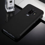 Custodia in pelle con supporto per Samsung Galaxy S9+