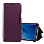 Custodia in pelle con supporto per Samsung Galaxy S9+