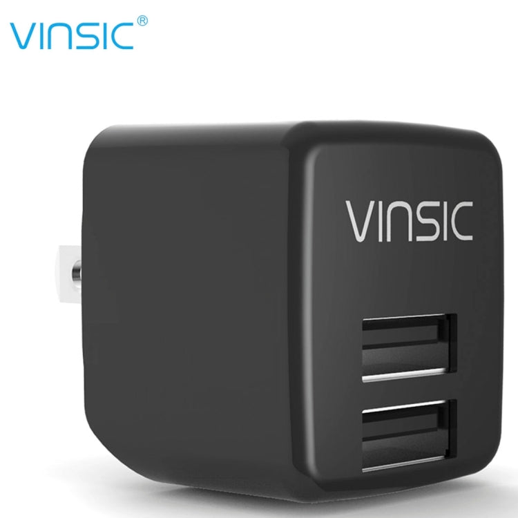 Adattatore caricabatterie USB doppio 12W 5V 2.4A