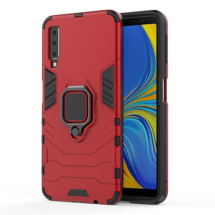 Custodia TPU antiurto per Samsung Galaxy A70 con anello