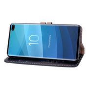 Custodia portafoglio in pelle per Galaxy S10 Plus