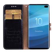 Custodia portafoglio in pelle per Galaxy S10 Plus