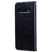 Custodia portafoglio in pelle per Samsung Galaxy S10