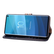 Custodia portafoglio in pelle per Samsung Galaxy S10