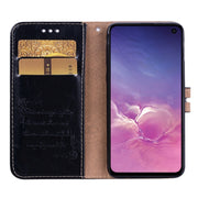 Custodia portafoglio in pelle per Galaxy S10e