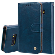 Custodia portafoglio in pelle per Galaxy S10e