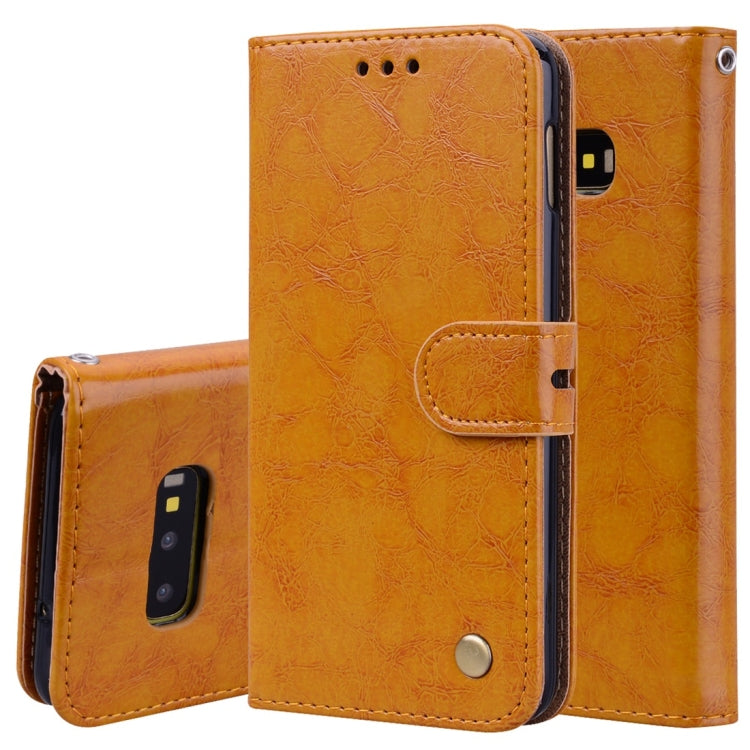 Custodia portafoglio in pelle per Galaxy S10e
