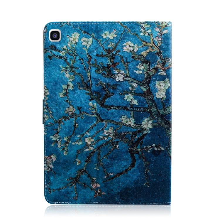 Custodia portafoglio in pelle con motivo fiore per Galaxy Tab A 8