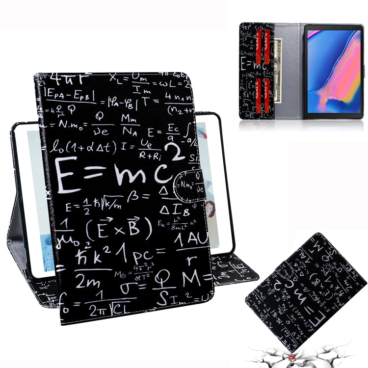 Custodia portafoglio in pelle per Galaxy Tab A 8 (2019)