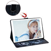 Custodia in pelle con motivo lupo e cane per Galaxy Tab A 8 (2019