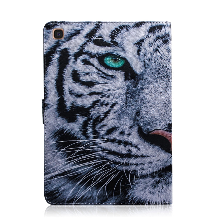 Custodia in pelle con motivo tigre per Galaxy Tab S5E