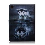 Custodia portafoglio in pelle per Galaxy Tab S5e T720 T725