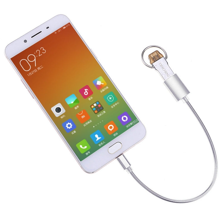Cavo ricarica dati OTG micro USB a USB-C 24 cm 2A