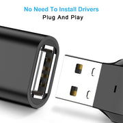 Cavo di ricarica dati adattatore OTG per tubo flessibile in lega di alluminio da micro USB a USB da 24 cm 2A con connettore USB-C / Type-C