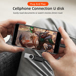 Cavo ricarica dati OTG micro USB a USB-C 24 cm 2A