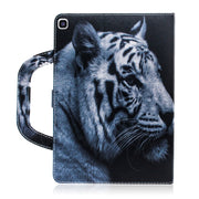 Custodia in pelle con motivo tigre per Galaxy Tab A 8 (2019)