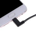 Cavo ricarica USB a USB-C 1m 2A nylon intrecciato