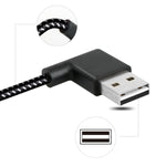 Cavo ricarica USB a USB-C 1m 2A nylon intrecciato