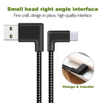 Cavo ricarica USB a USB-C 1m 2A nylon intrecciato