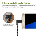 Cavo ricarica USB a USB-C 1m 2A nylon intrecciato