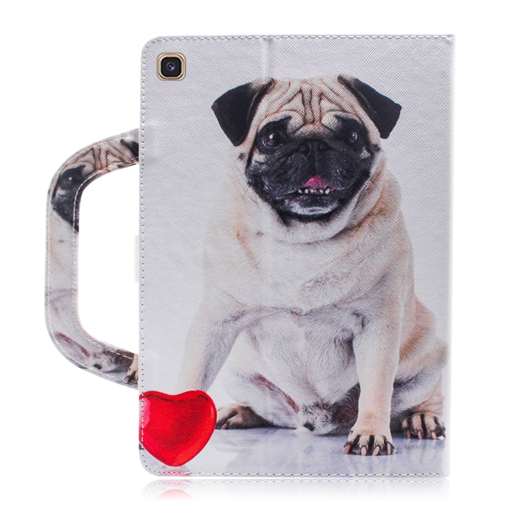 Custodia in pelle con chiusura orizzontale con motivo cane per Galaxy Tab S5E 10.5 T720 / T725, con supporto, slot per carte e portafoglio, For Galaxy Tab S5E 10.5 T720 / T725,