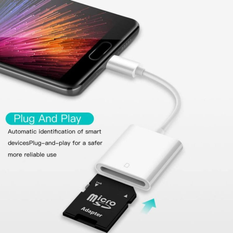 Adattatore USB-C a lettore scheda SD compatibile smartphone