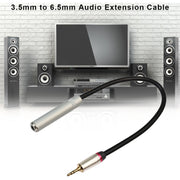 Cavo adattatore audio REXLIS TC128MF da 3,5 mm maschio a 6,5 mm femmina, lunghezza: 30 cm