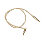 Cavo audio a gomito maschio-maschio AV01 da 3,5 mm, lunghezza: 50 cm, 50cm