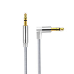 Cavo audio a gomito maschio-maschio AV01 da 3,5 mm, lunghezza: 50 cm, 50cm