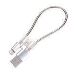 Cavo ricarica Micro USB e USB-C 24 cm 2A