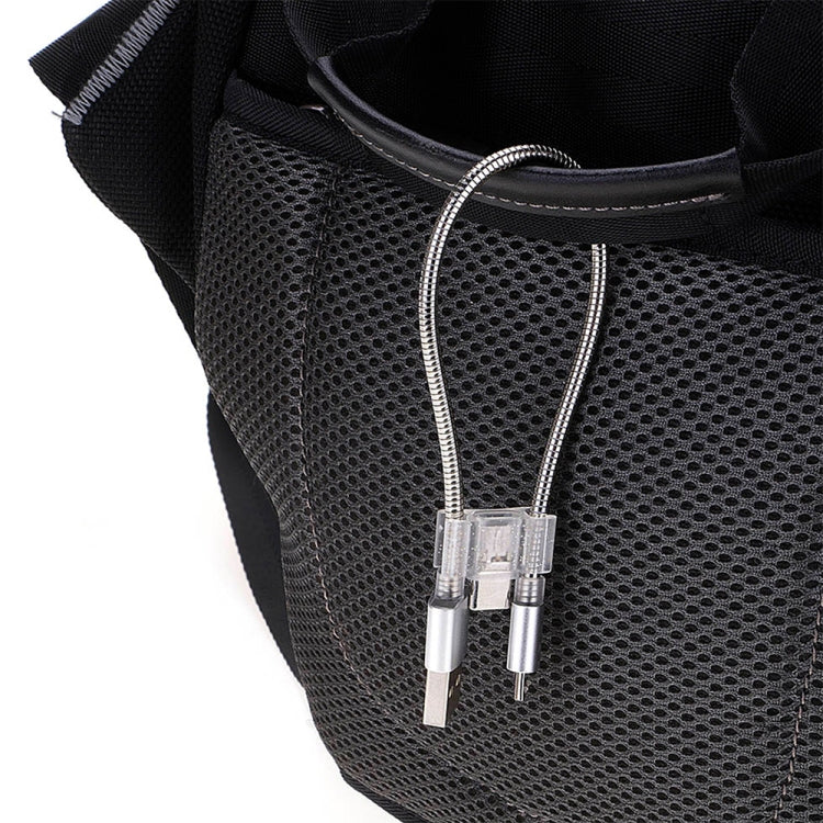 Cavo ricarica Micro USB e USB-C 24 cm 2A