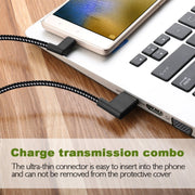 Per Samsung/Huawei/Xiaomi/Meizu/LG/HTC, 2m Micro USB